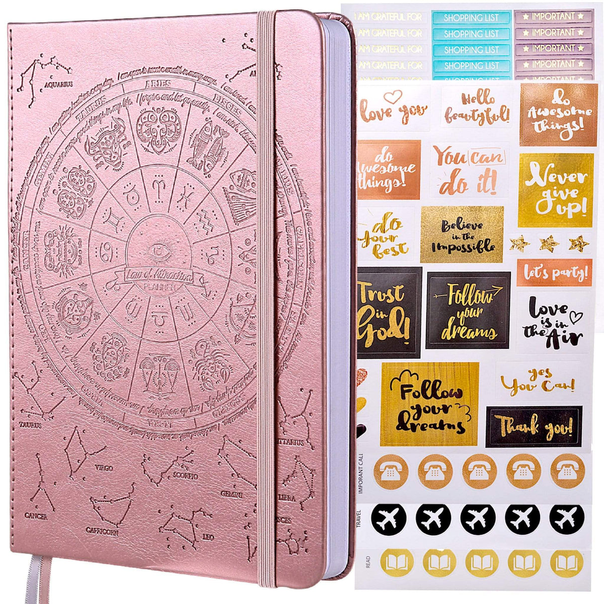Deluxe Undated 90-Day Daily Planner (A5 Size: 6 x 8.5 inches