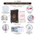 Jan - Dec 2027 Dated Sunday Start Deluxe LOA 12 Month Planner (A5 Size: 6 x 8.5 inches) Black Covers