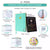 BOGO Undated Budget Planner and Monthly Bill Organizer Soft Turquoise Lion