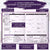 BOGO: Jan - Dec 2026 Dated Monday Start Deluxe LOA 12 Month Planner (A5 Size: 6 x 8.5 inches) Purple Astro
