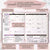 Jan - Dec 2026 Dated Monday Start Deluxe LOA 12 Month Planner (A5 Size: 6 x 8.5 inches) Rose Gold Astro