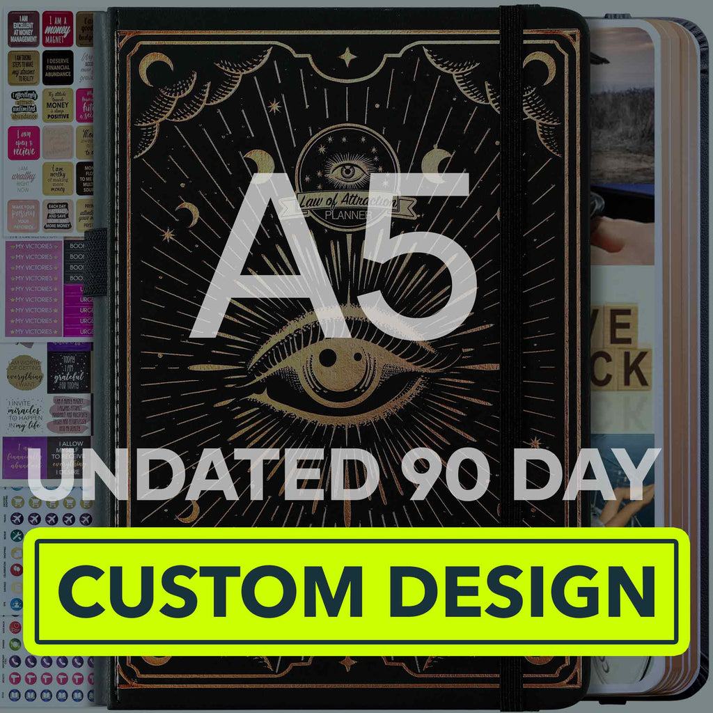 Custom Design: 90DAY Undated Sunday Start A5 Size