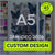 Custom Design: Jan - Dec 2026 Dated Sunday Start A5 Size