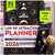 Jan - Dec 2026 Dated Deluxe LOA 12 Month Planner (B5 size: 7.5 x 10 inches) Black Covers Pink Inner Pages