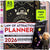 Jan - Dec 2026 Dated Deluxe LOA 12 Month Planner (B5 size: 7.5 x 10 inches) Black Covers Pink Inner Pages
