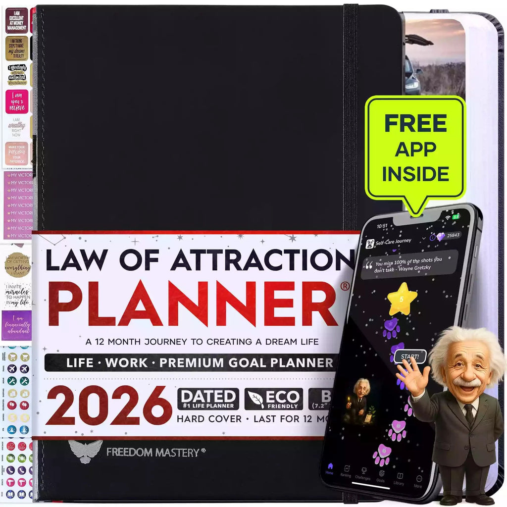 Classic Black (Hard cover with pen holder on left side)