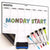 Monday Start Plain White