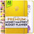 BOGO Undated Budget Planner and Monthly Bill Organizer Yellow Unicorn